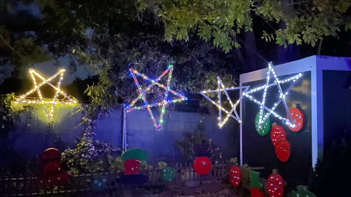 Los huertos de Cabueñes vuelven a iluminarse por Navidad