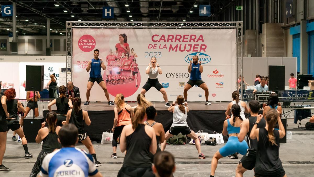 Actividades deportivas de la Carrera de la Mujer.