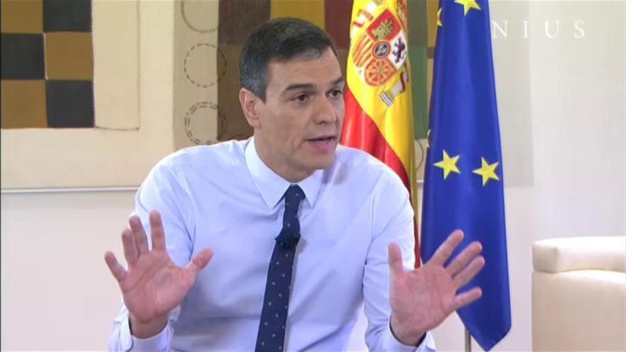 Sánchez: "Es el independentismo quien puede apretar o no el botón del 155"