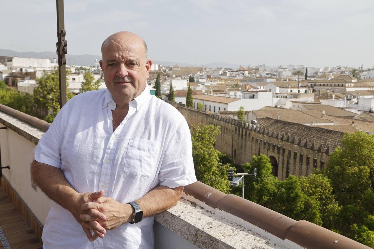 Rafael de Cabo, durante una reciente visita a Córdoba.