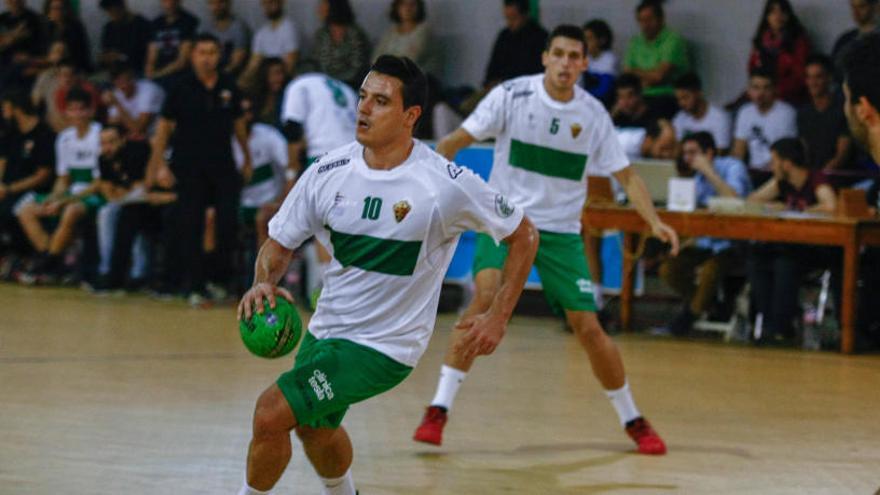 Imagen de un partido del Club Balonmano Elche