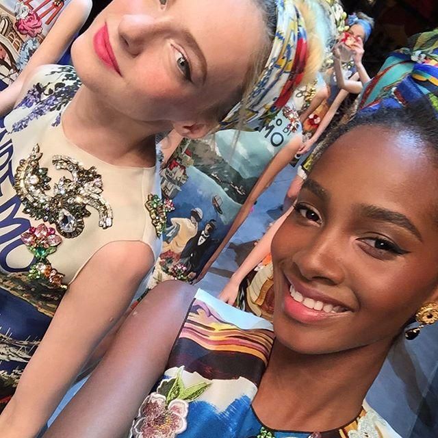 MFW: el 'Selfie' del desfile de Dolce & Gabbana