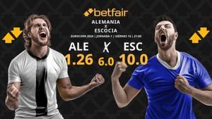 Alemania vs. Escocia: horario, TV, estadísticas, clasificación y pronósticos