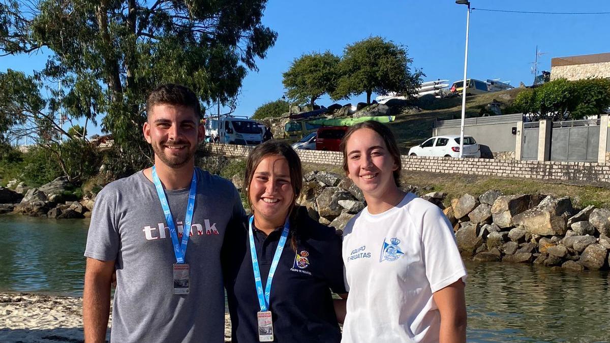 Jorge Enríque, Lara Cellier y Mara Quintana