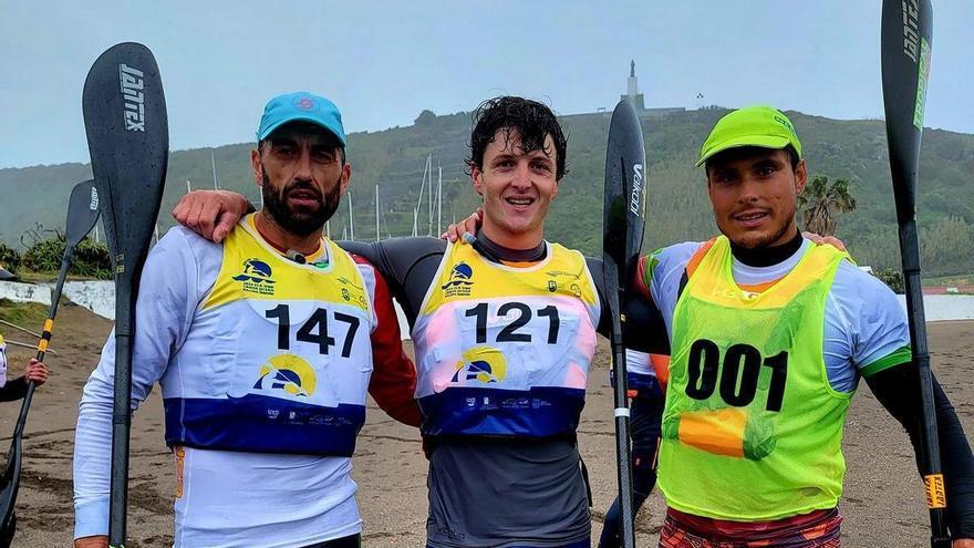 Walter Bouzán, subcampeón de Europa de kayak de mar, en las Azores (Portugal)