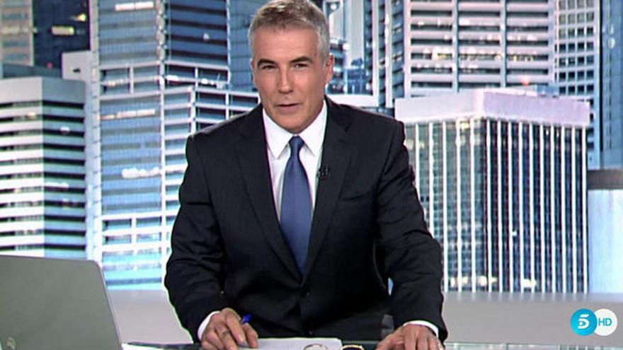 David Cantero, presentador de Informativos Telecinco