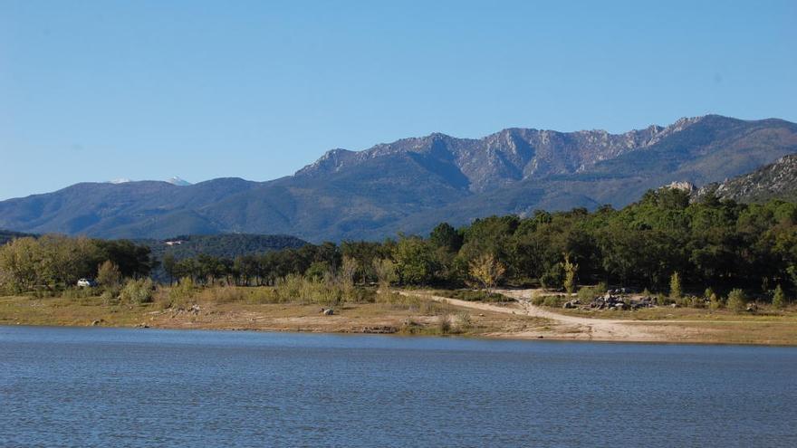 El pantà de Darnius-Boadella.