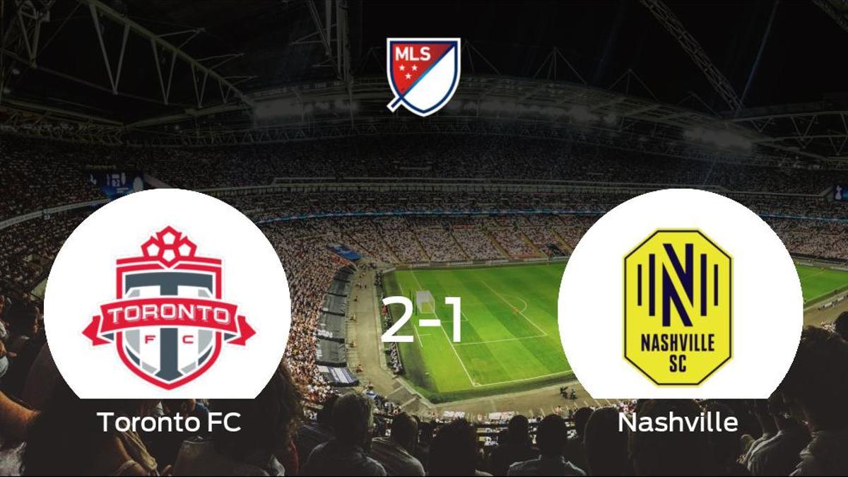 El Toronto FC se lleva tres puntos después de ganar 2-1 al Nashville SC