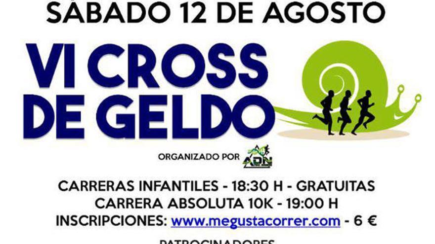 Cartel del VI Cross de Geldo