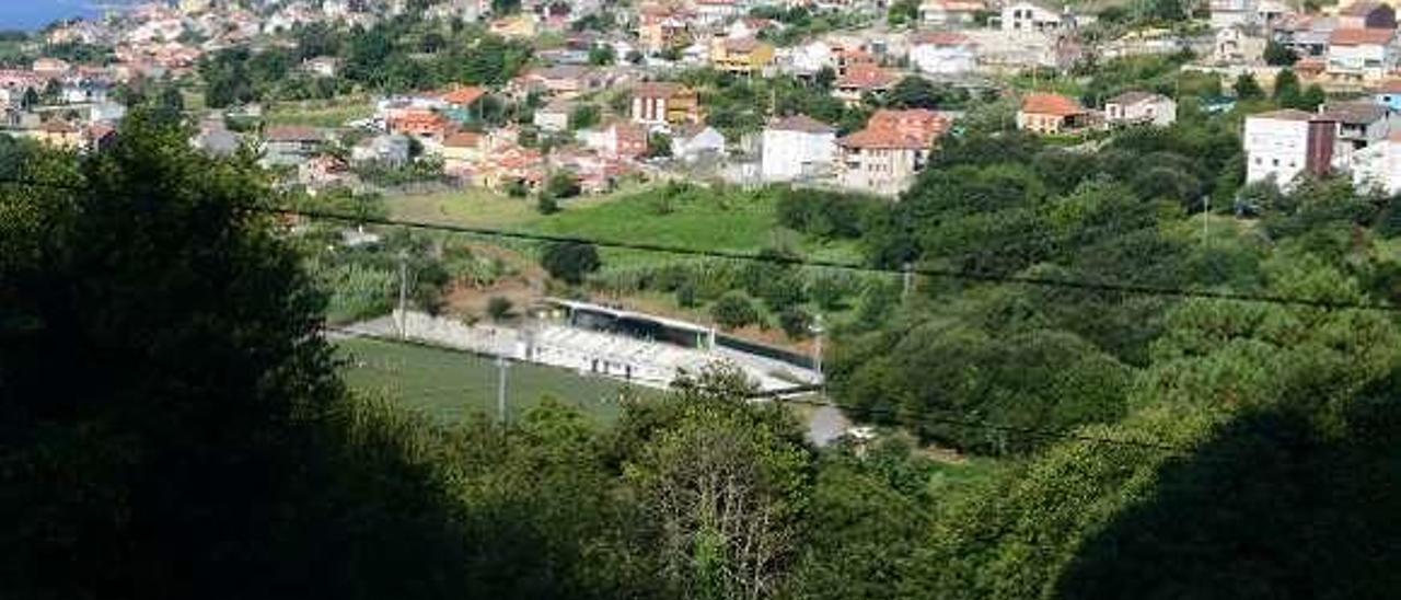 Vista de A Graña y Outeiro, en Bueu. // Gonzalo Núñez