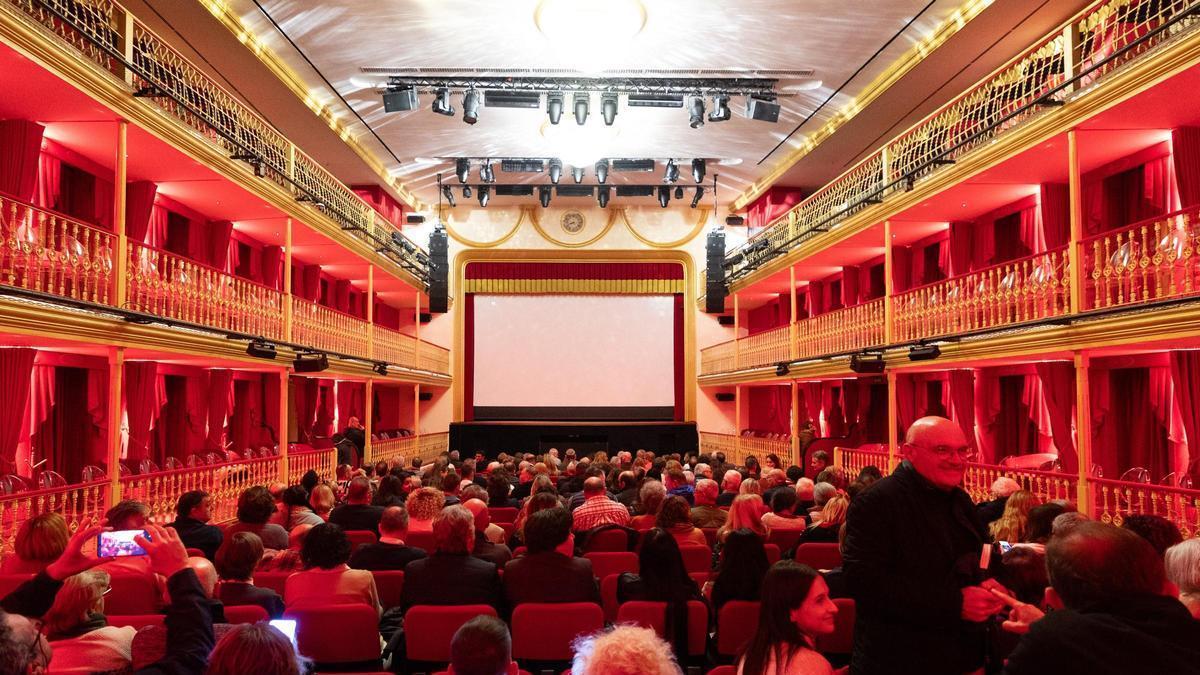 Teatro Pereyra por dentro en una de sus jornadas anteriores.