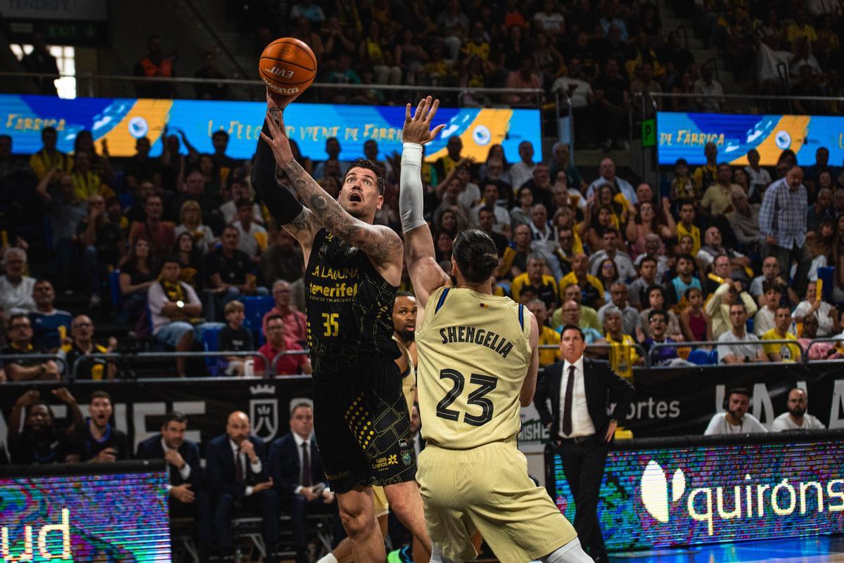 El CB Canarias - FC Barcelona de playoff, en imágenes