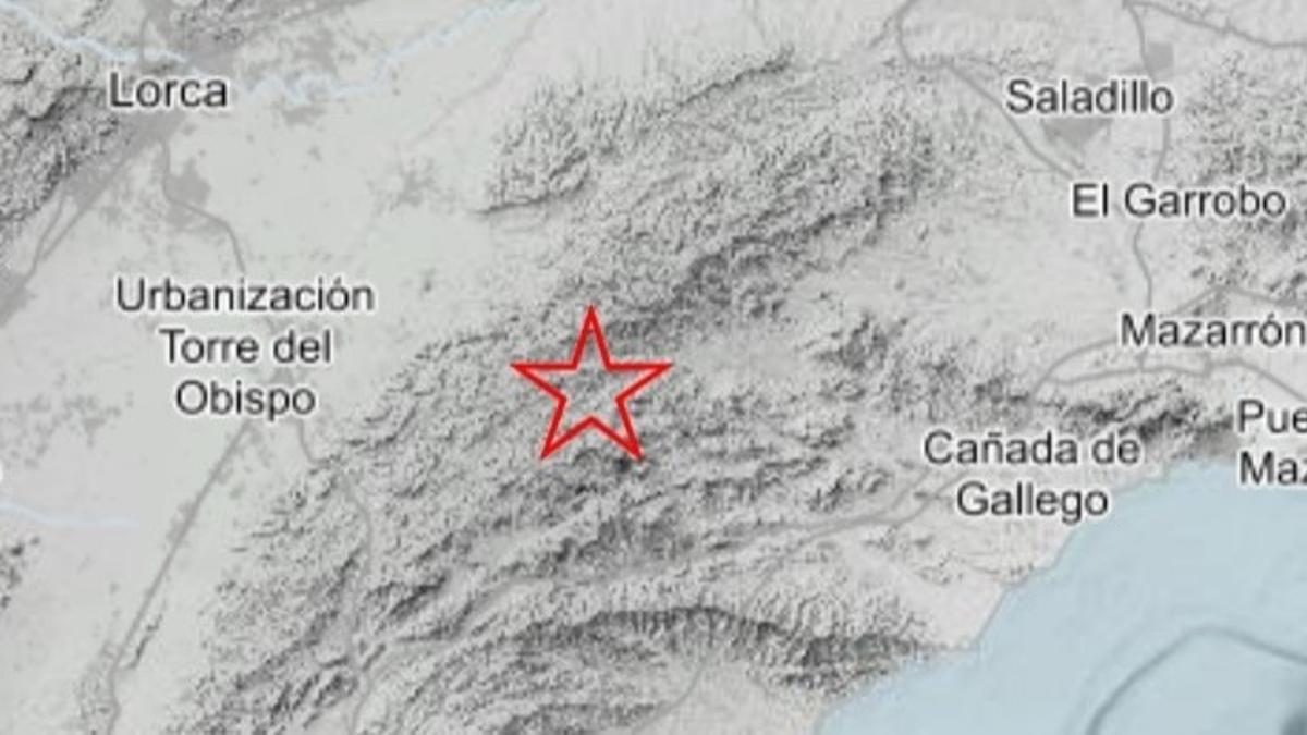 El Instituto Geográfico Nacional situaba el epicentro del terremoto en la Sierra de Almenara, junto a Campo López y Morata.