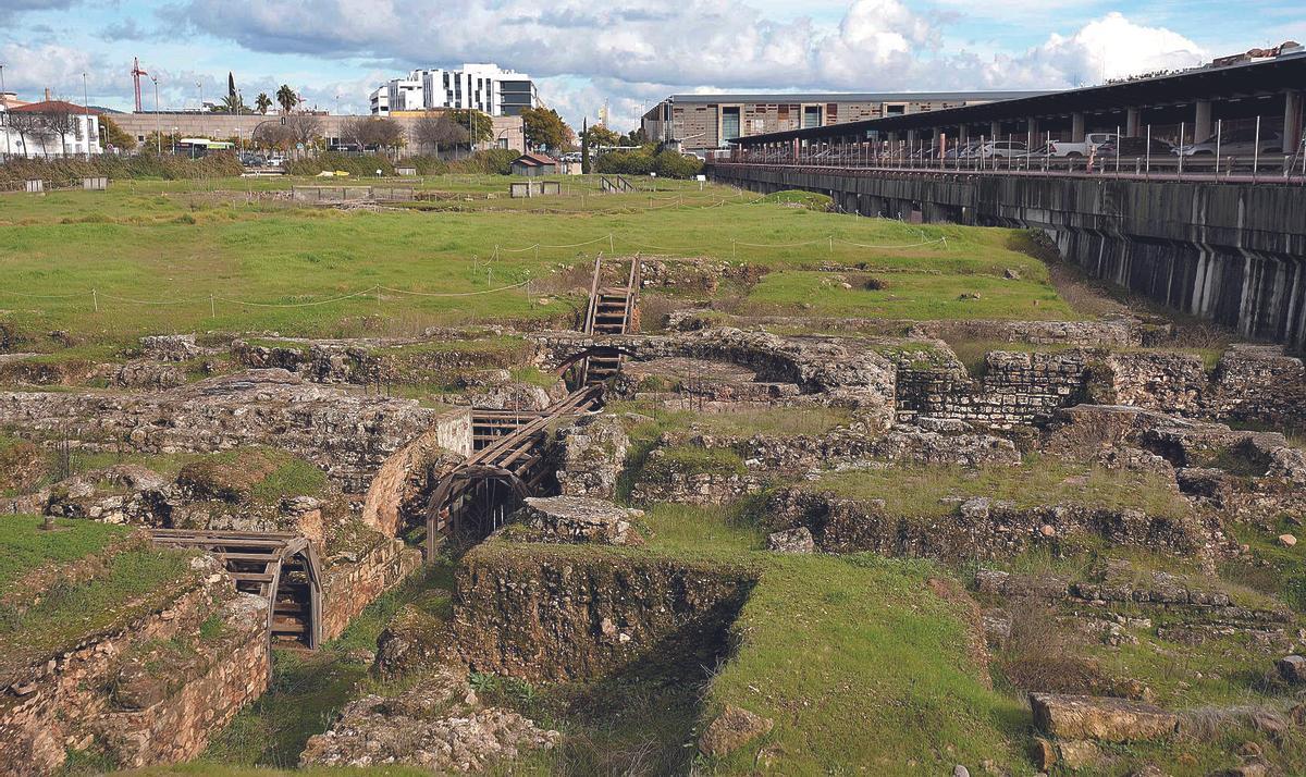 Una imagen del yacimiento tardorromano de Cercadilla.