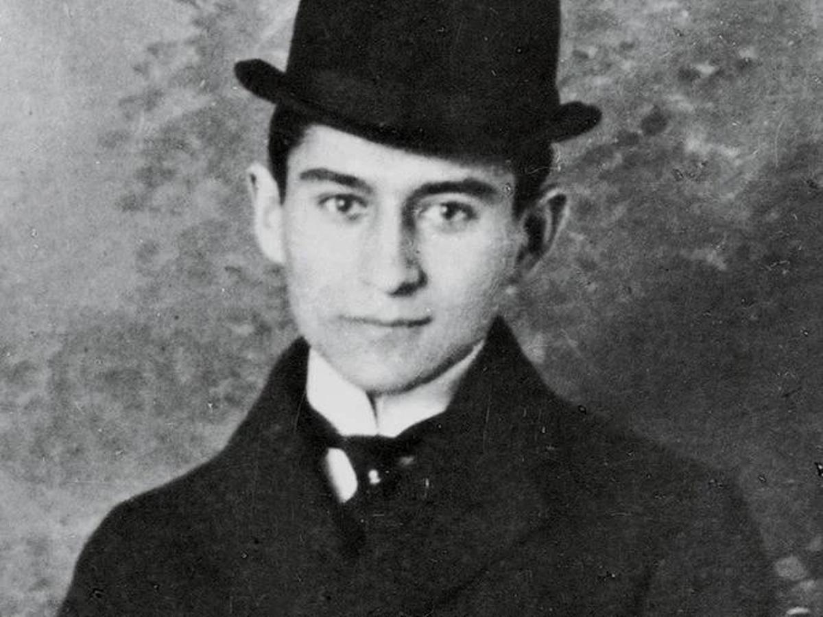 Una de las pocas imágenes que se conservan del escritor Franz Kafka.