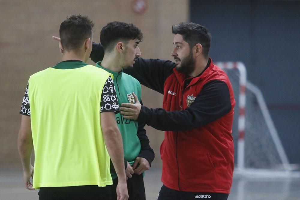 El primer entrenamiento de Josan con el Córdoba Futsal en imágenes