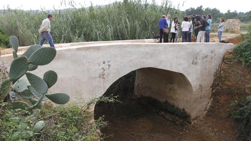 Restaurado el Pont de Can Font en Santa Eulària