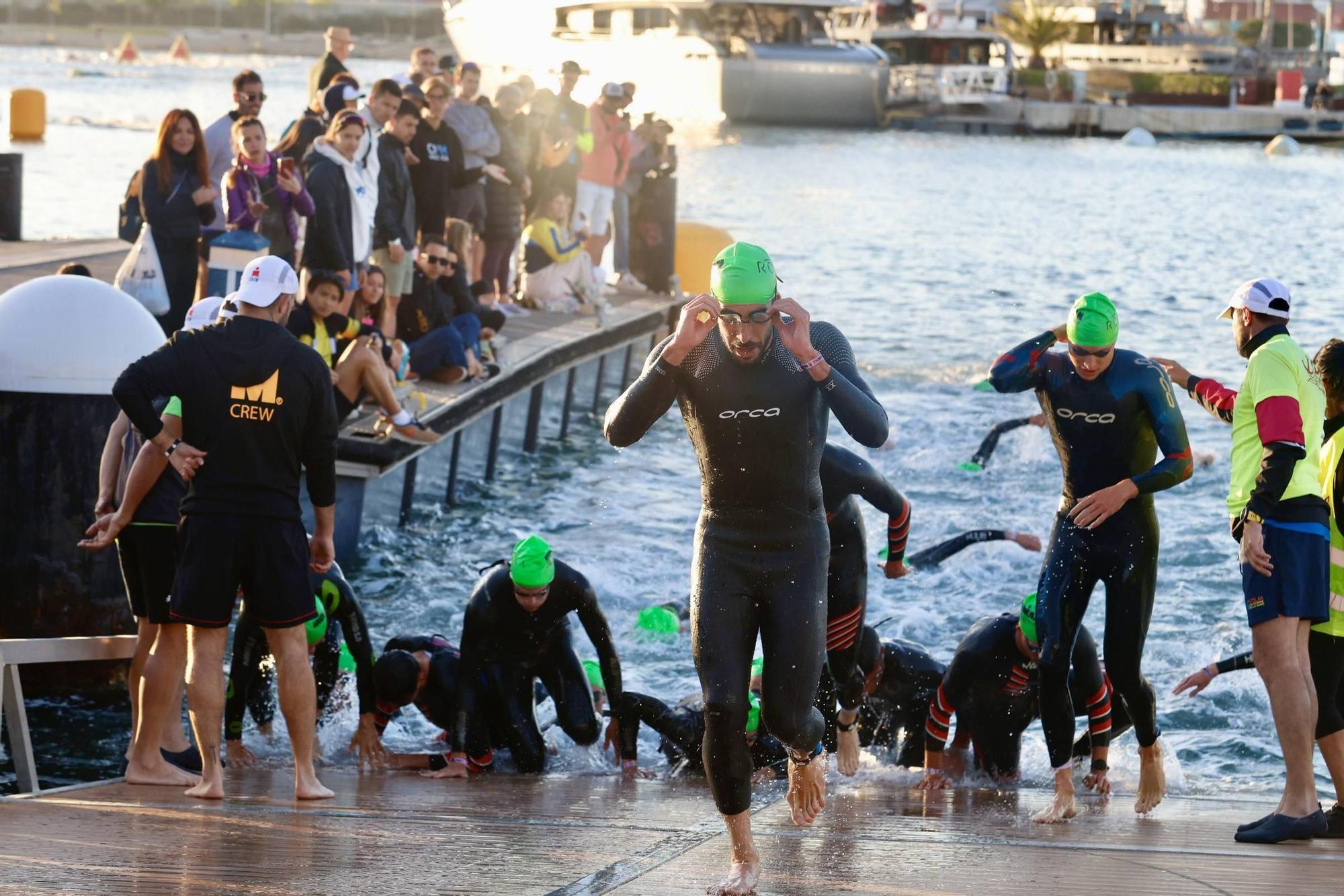 Así ha sido la prueba de natación del Ironman 70.3 en Valencia