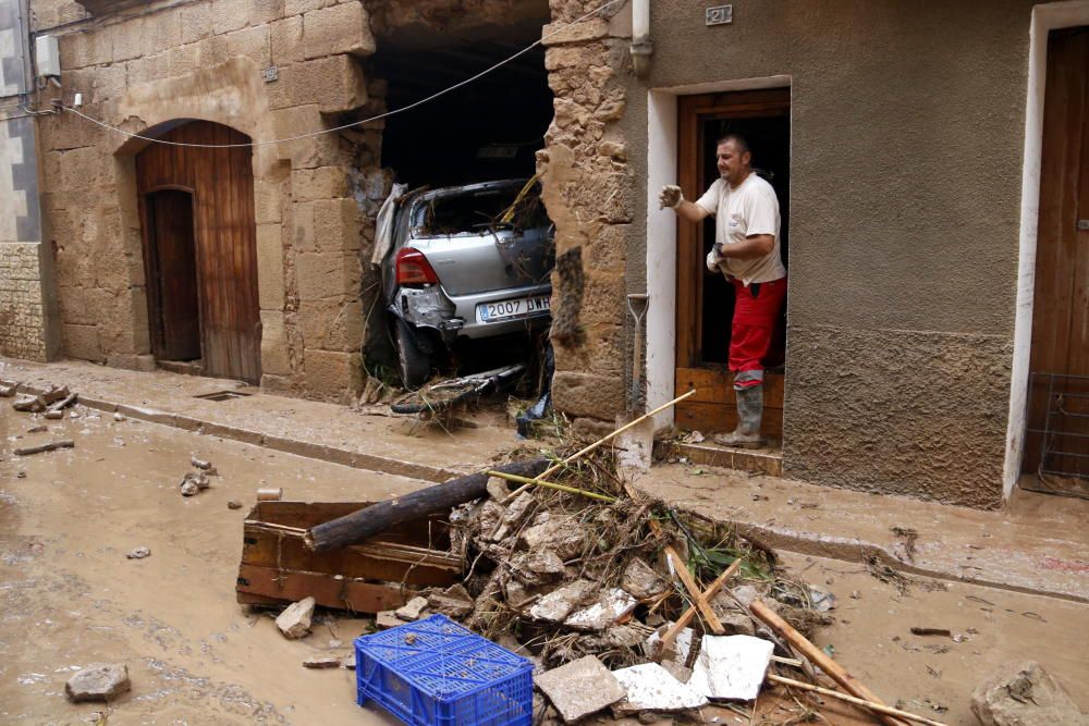 Pla obert on es poden veure veïns de l'Albi