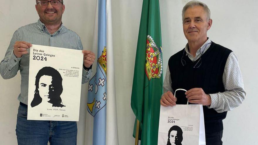 Cruces entrega bolsas e manteis polo Día das Letras