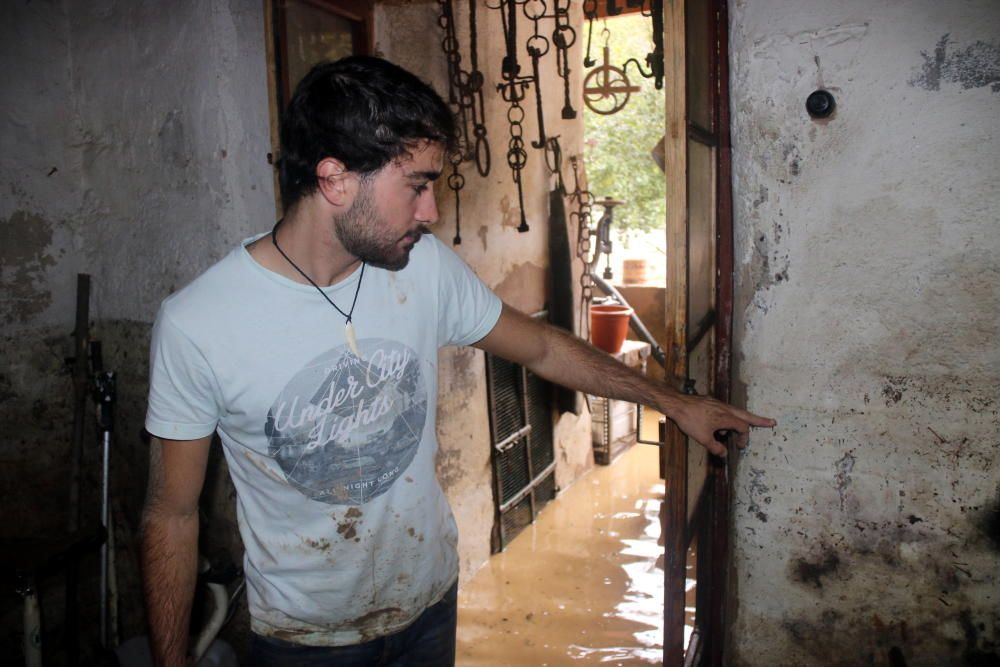 Efectes de la pluja a Ribes de Freser