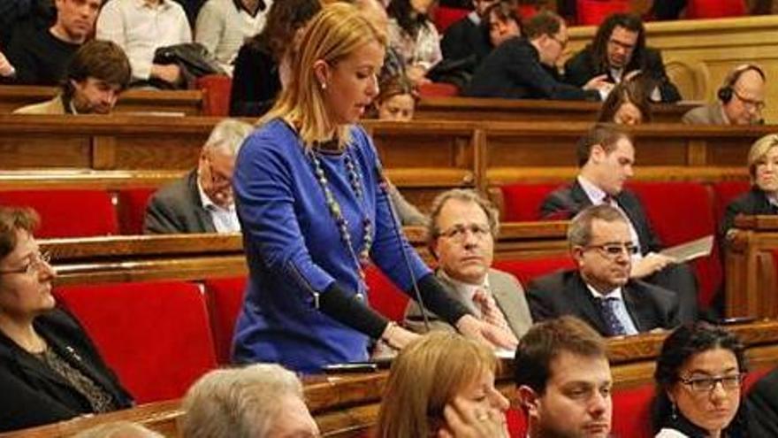 Anabel Marcos, en una imatge d&#039;arxiu al Parlament