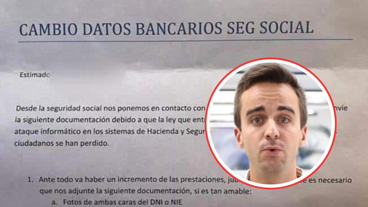 La Seguridad Social advierte del regreso de la estafa de la carta falsa.
