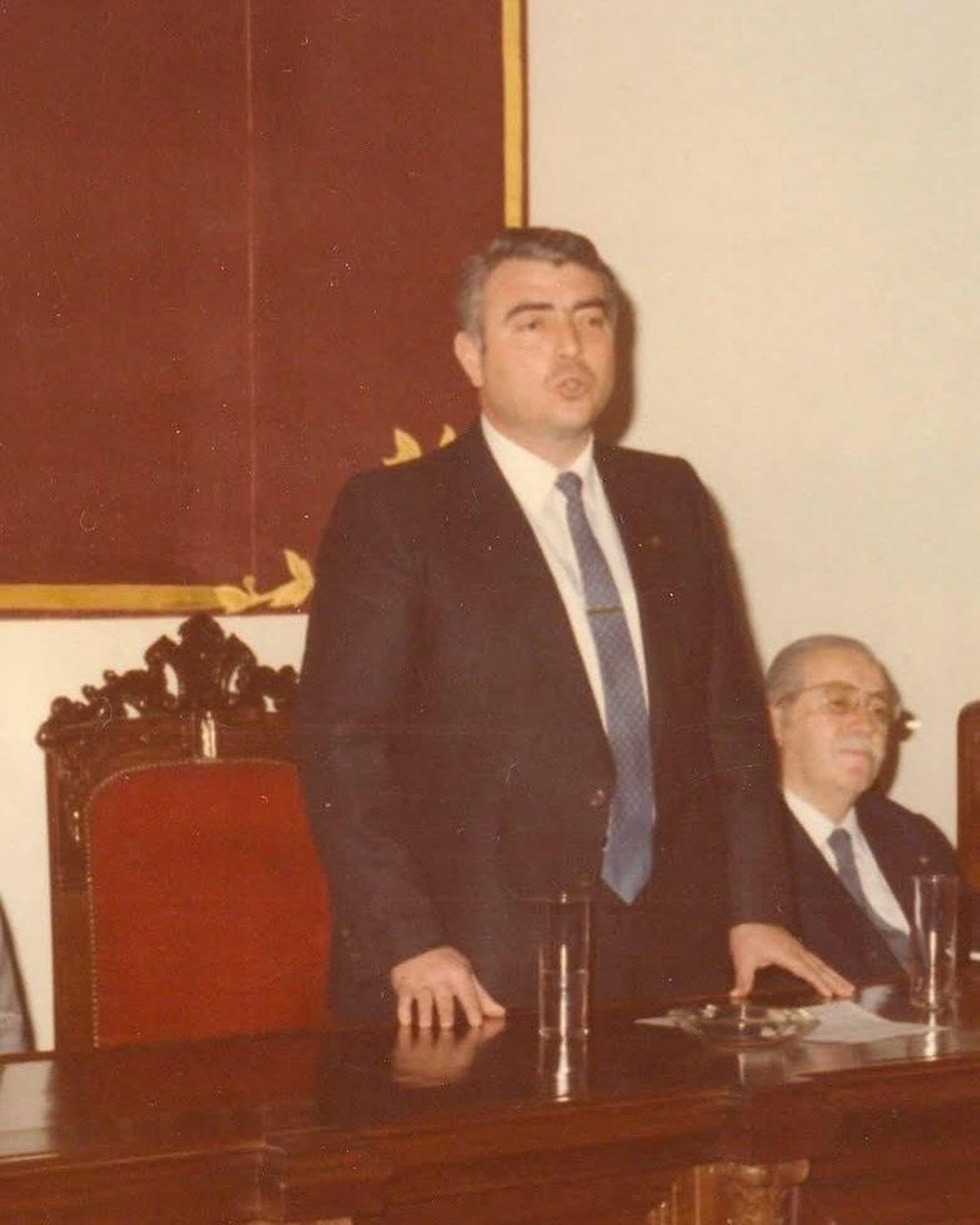 José Rodríguez en una imagen antigua como alcalde.