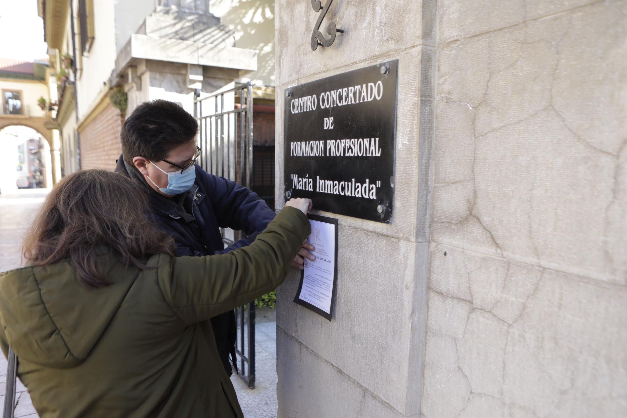 EN IMÁGENES: Capilla ardiente por la adolescente asesinada en Oviedo