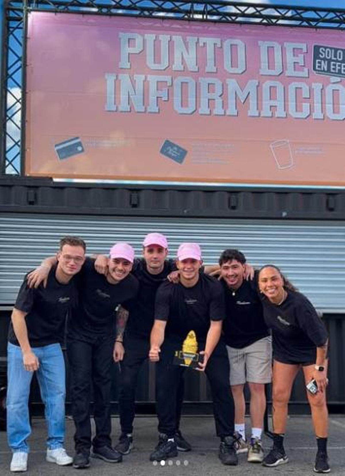 Integrantes del Madison en la Champions Burger de Logroño