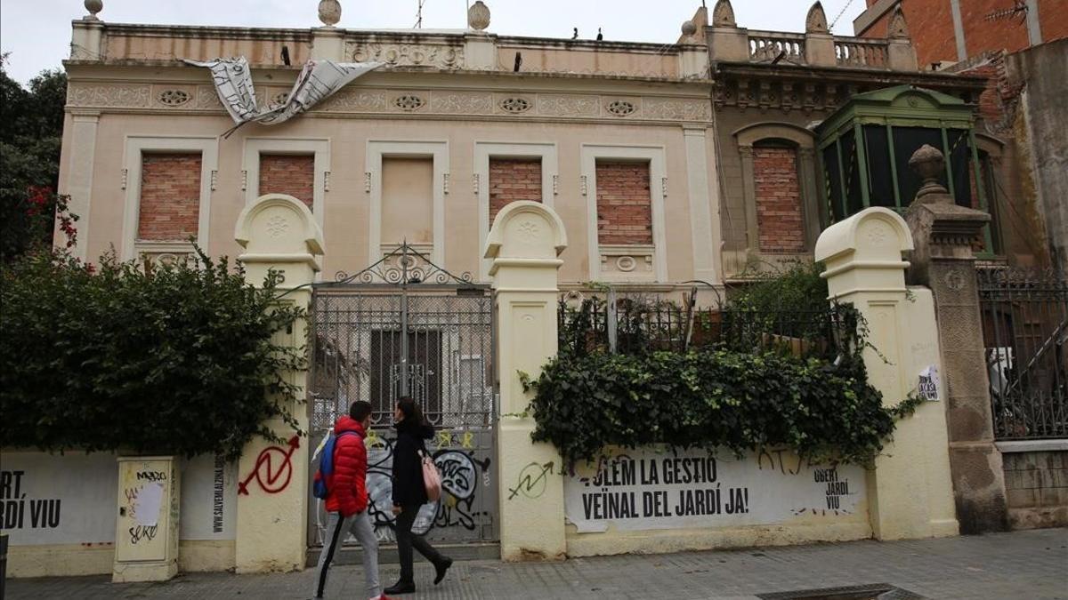 Las casitas de la calle de Encarnació.