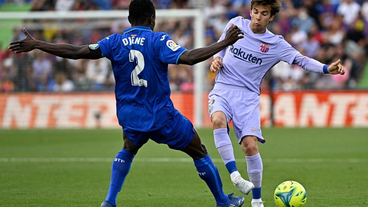 El 1x1 del Barça ante el Getafe al descanso