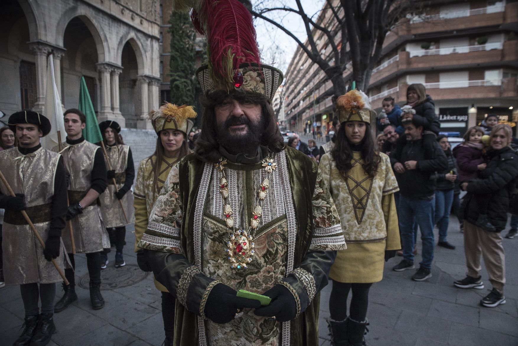 El príncep Assuan recull les cartes als Reis