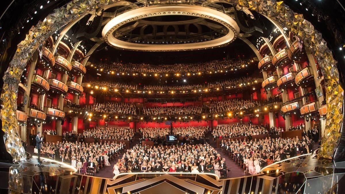 Vista general del Dolby Theatre de Hollywood durante la última ceremonia de los Oscar.