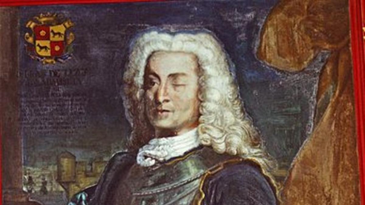 Blas de Lezo, en un retrato que se expone en el Museo Naval de Madrid.