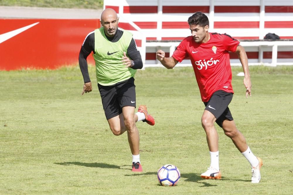 Entrenamiento del Sporting