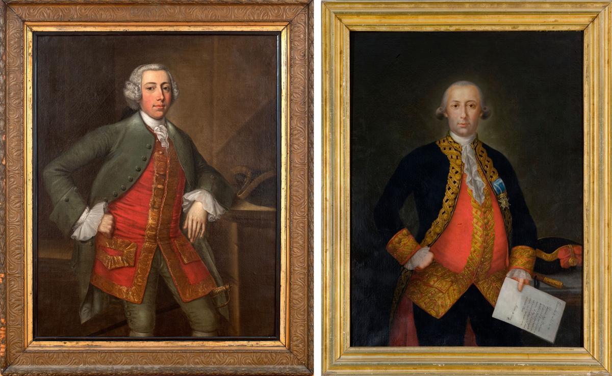 Los retratos de 1766/67 y 1784.