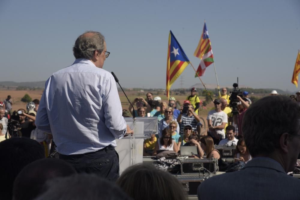 Acte institucional de Junts per Catalunya a Lledon