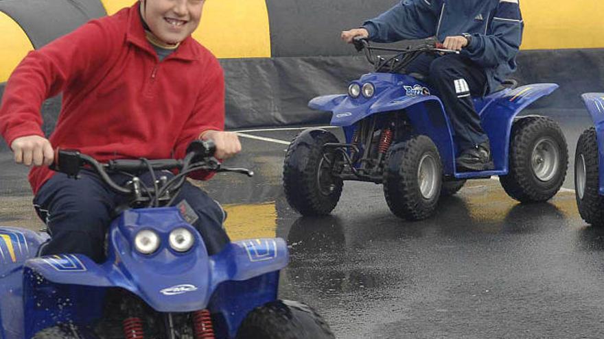 Circuito de quads en Culleredolandia. / fran martínez