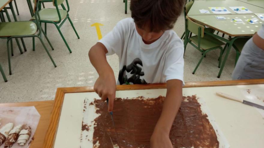 Alumnos del CEIP Otero Pedrayo, en una de sus actividades.