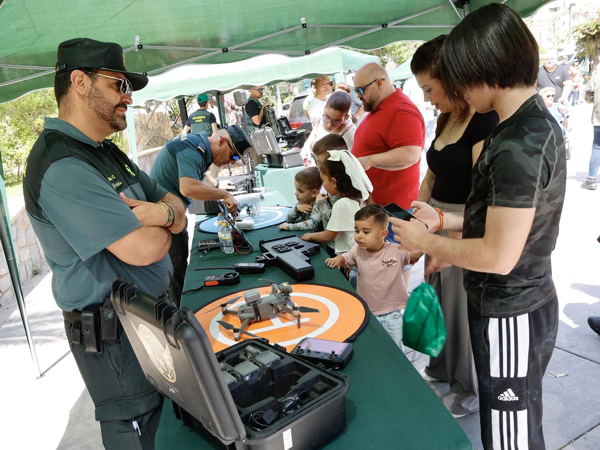 Las imágenes de la exhibición de la Guardia Civil en la Plaza Circular de Murcia