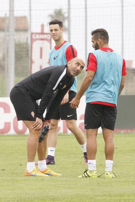 Entrenamiento del Sporting