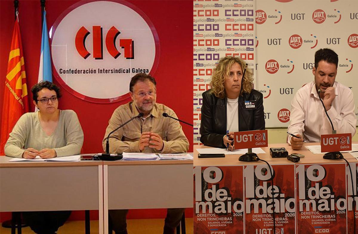 Susana Méndez, Paulo Carril, Amelia Pérez y Cristóbal Medeiros.