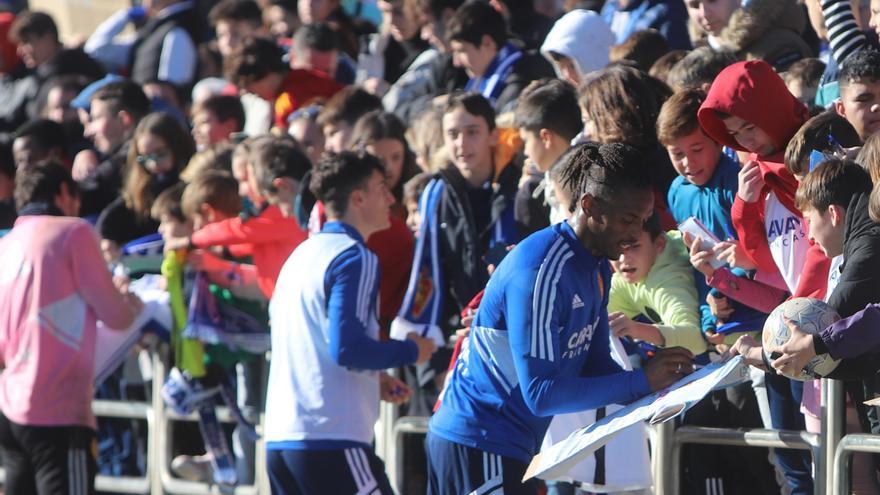 El Real Zaragoza entrenará a puerta abierta este jueves en La Romareda con regalos y carta a los Reyes Magos