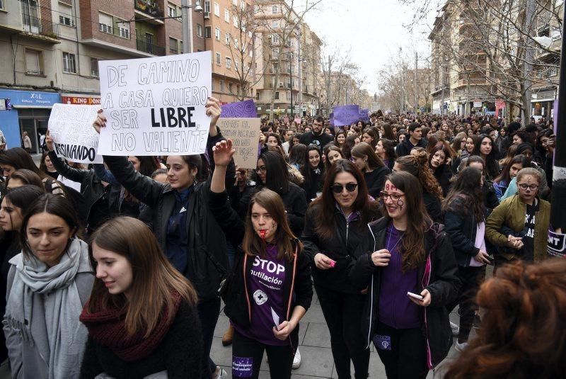 El Día Internacional de la Mujer en Zaragoza