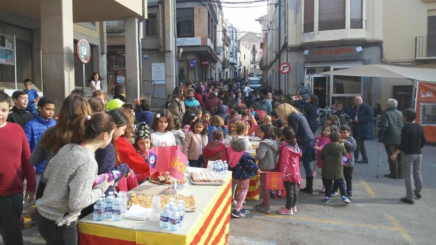 &#039;Almuerzo de cine&#039; que se celebró en Borriol.