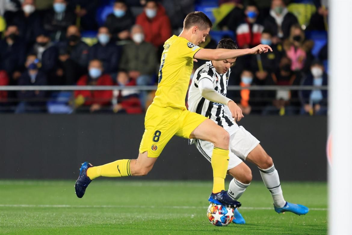 Partido entre Villarreal y Juventus en La Cerámica