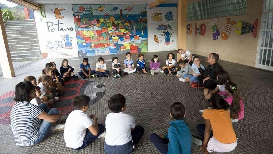 Alumnos durante una actividad del programa Yehudi Menuhin, con financiación municipal.