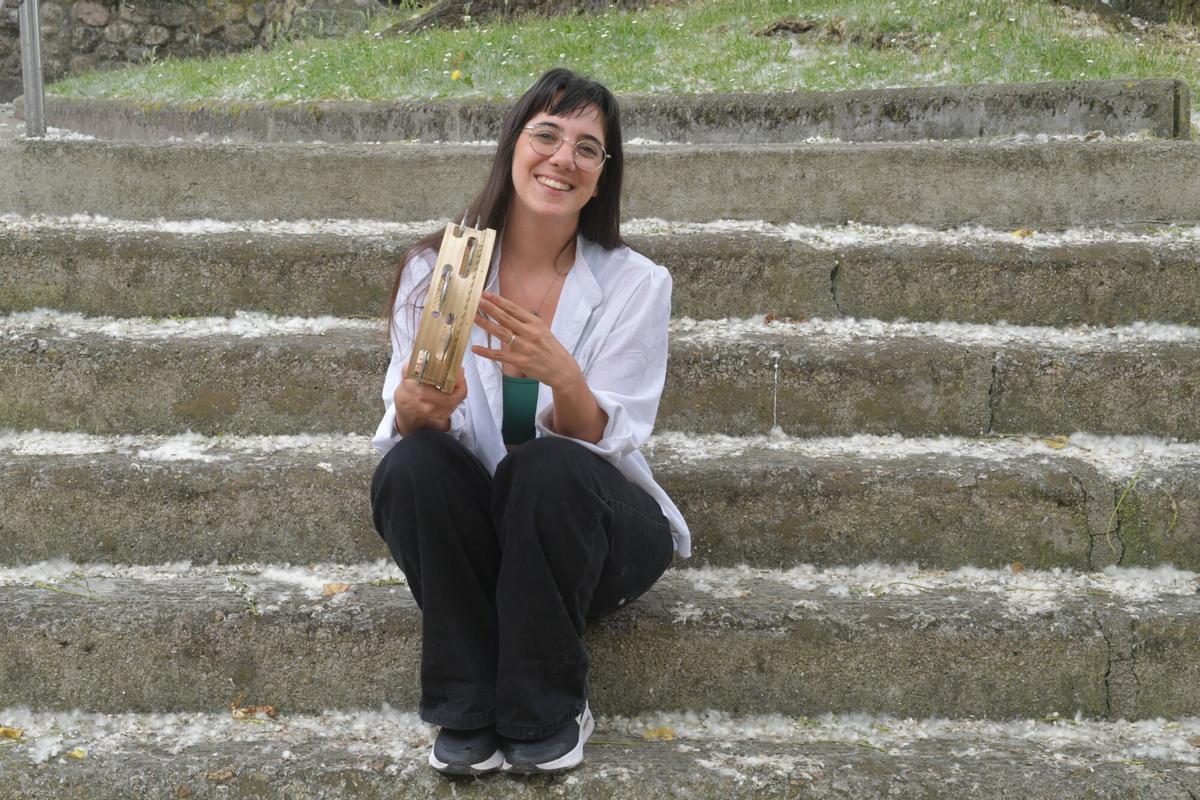La argentina residente en A Coruña y aprendiz de baile gallego, Ailin Simaes.