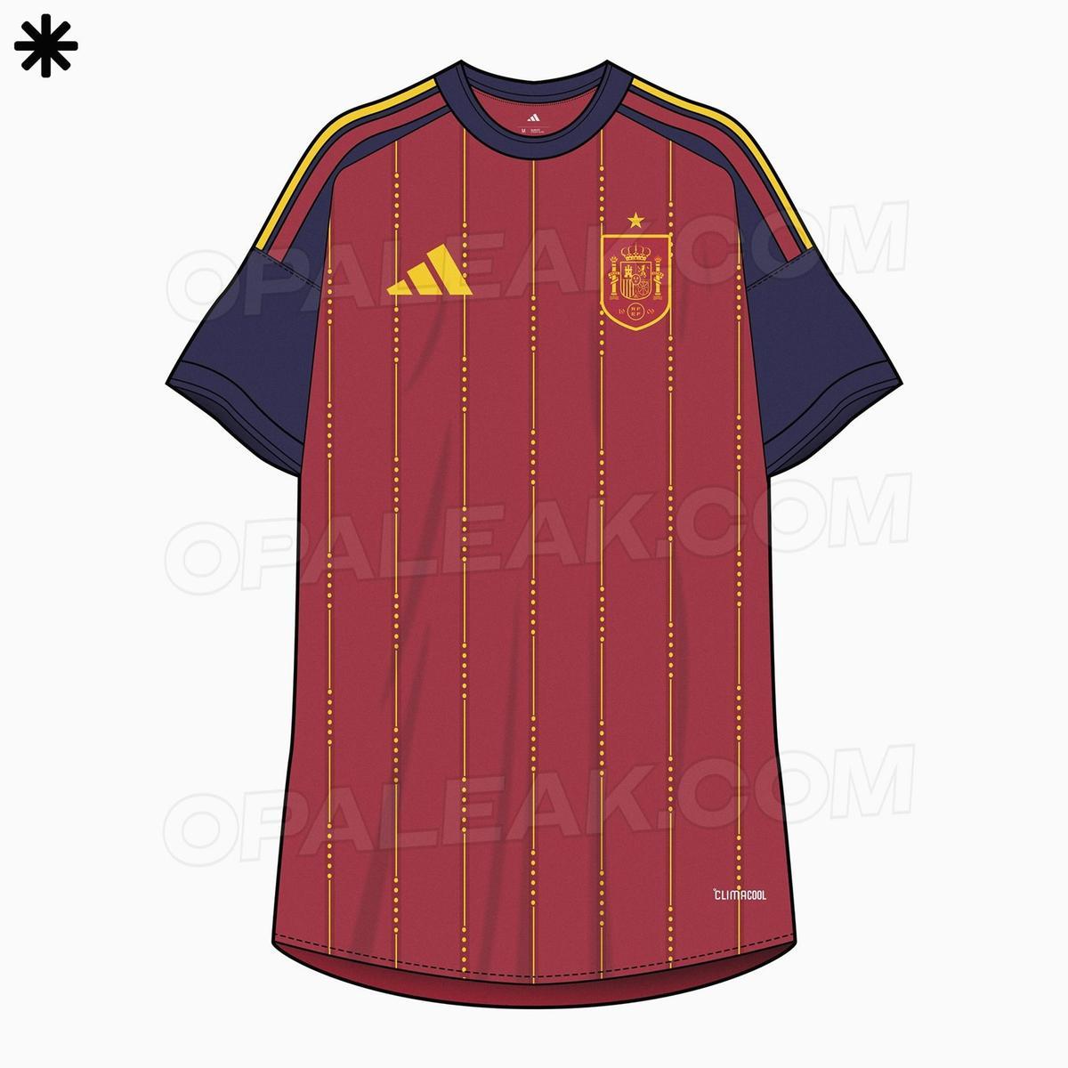 Camiseta de España para el Mundial 2026.